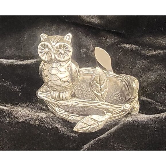 Vintage Bath and Body Works Metal Owl Candleholder - Picture 2 of 13